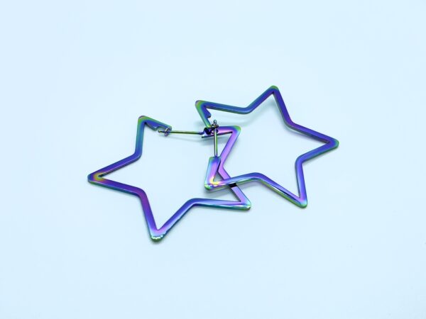 Arracadas estrella tornasol