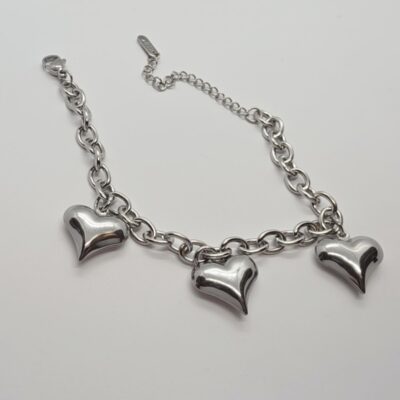 Pulsera 3 corazones