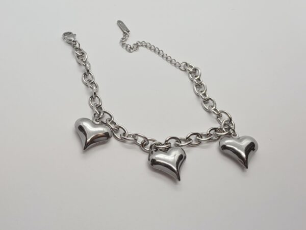 Pulsera 3 corazones