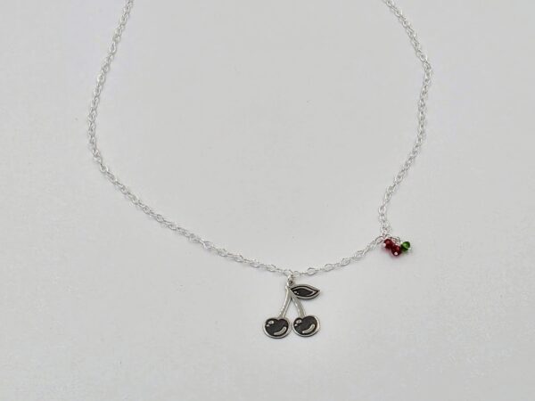 Collar cerezas Plata.925