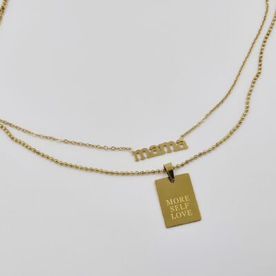 Collar placa Mamá