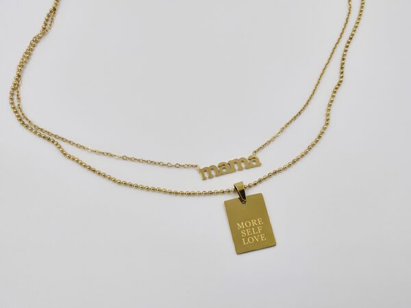 Collar placa Mamá
