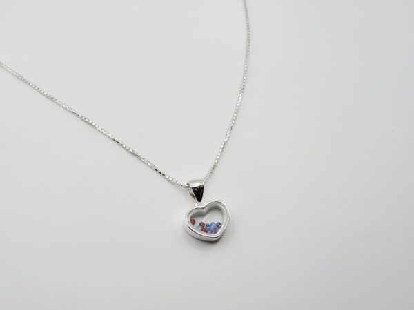 Collar corazón Plata.925