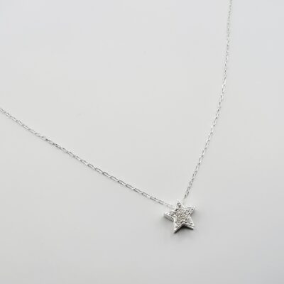 Collar estrella Plata.925