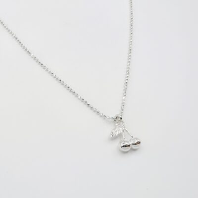 Collar cerezas Plata.925