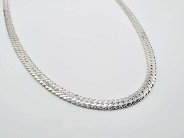 Cadena cubana Plata.925
