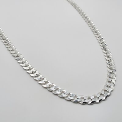 Cadena cubana Plata.925