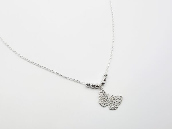 Collar mariposa Plata.925