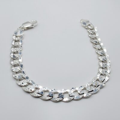 Pulsera cubana Plata.925