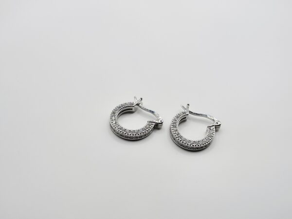 Arracadas zirconias Plata.925