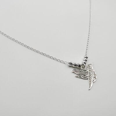 Collar colibrí Plata.925