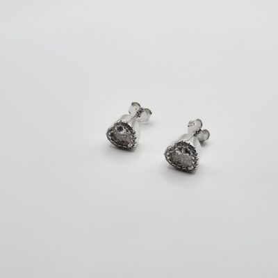 Broquel corazón Plata.925
